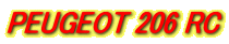 PEUGEOT 206 RC